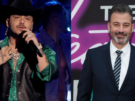 Nodal le lleva mariachi a Jimmy Kimmel en su reconocido show 🤩🎻🎺