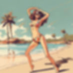 girl in a bikini dancing .jpg