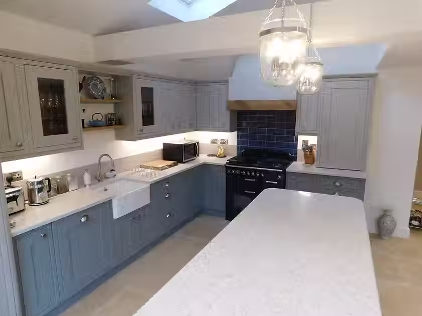 Modern kitchen with island