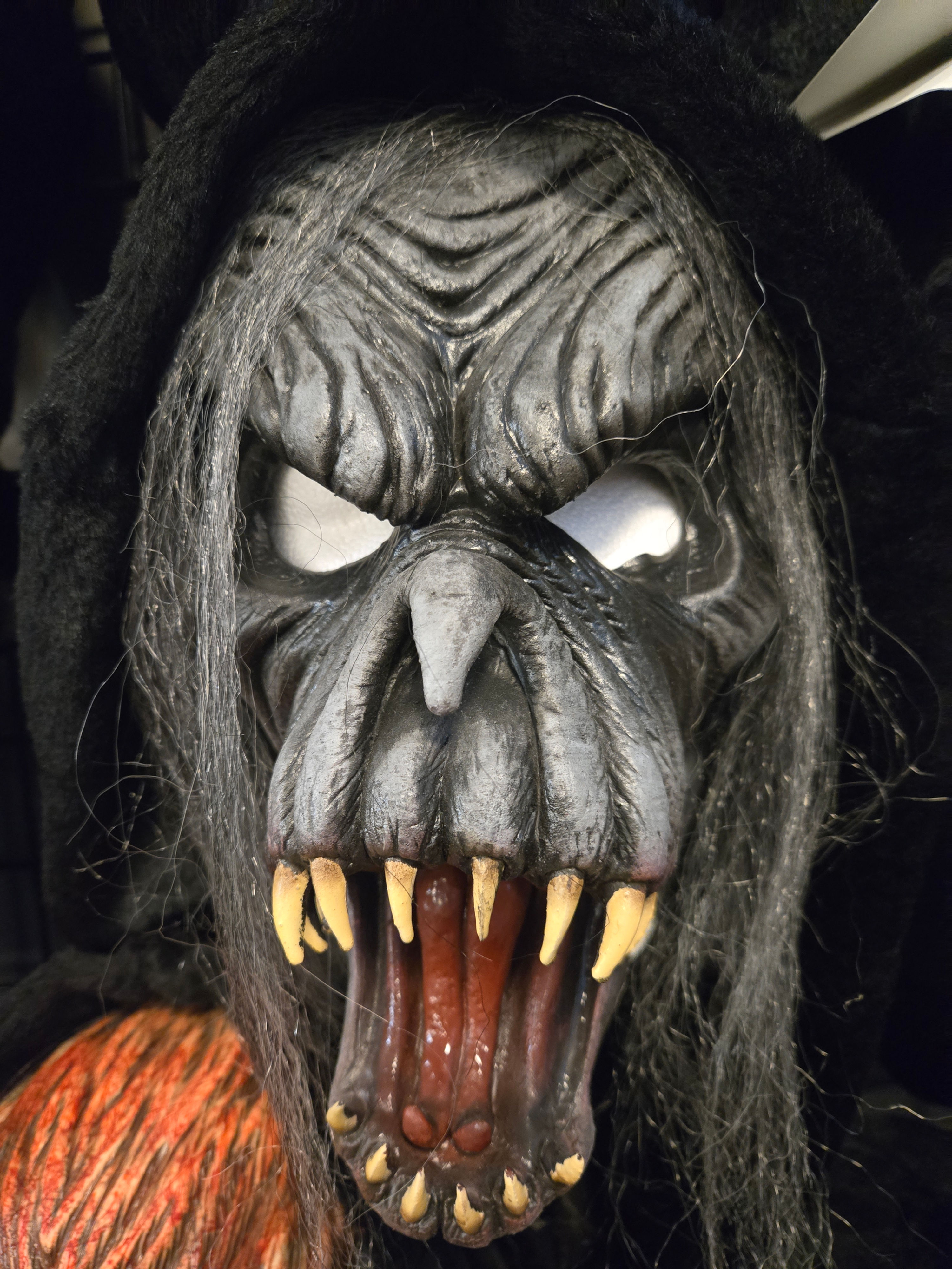 Zagone Studios Custom Fangface Black Mask with Hair