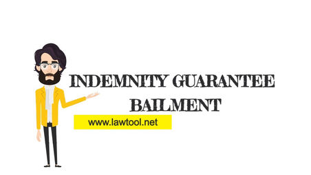 INDEMNITY GUARANTEE BAILMENT