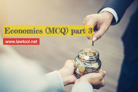 Economics (MCQ) part 3