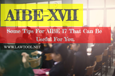 Some Tips For AIBE 17 That Can Be Useful For You.