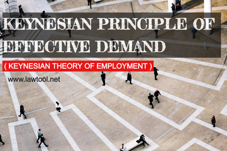 KEYNESIAN PRINCIPLE OF EFFECTIVE DEMAND ( KEYNESIAN THEORY OF EMPLOYMENT )