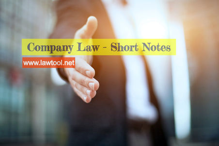 Company Law-Short Notes