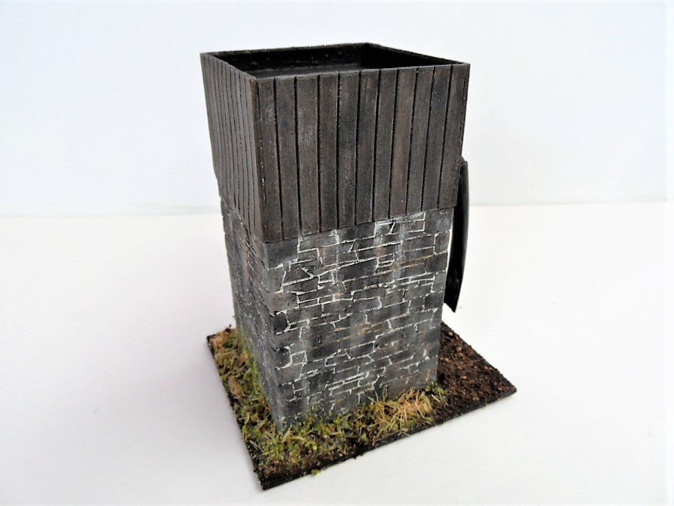 Thumbnail: Water Tower Kit - Slate Base Wooden Tank (BK15)