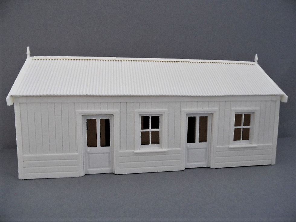 Thumbnail: ight Railway Station Kit - Timber style (BK11)