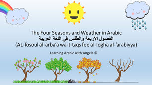 Learn about the Four Seasons and Weather in Arabic for Kids