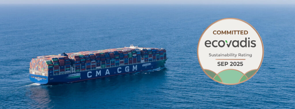 CMA CGM, EcoVadis Sürdürülebilirlik Değerlendirmesinde Dünyanın İlk %3’lük Dilimine Girdi