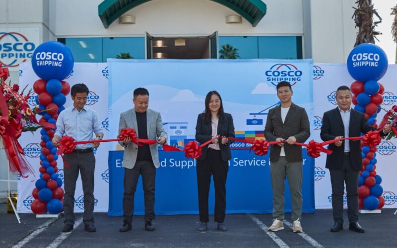 COSCO SHIPPING, ABD’de Kapsamlı Lojistik Depo Operasyonlarını Başlattı