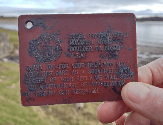 Argo Merchant Petrol Sızıntısı Sürüklenme Kartı İskoç Adasında Bulundu