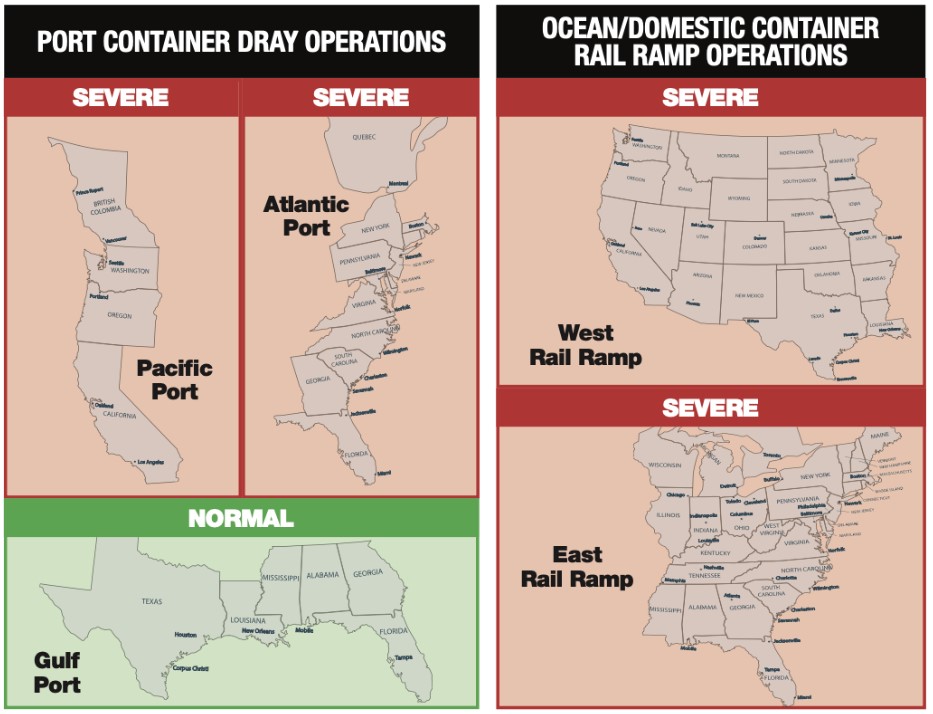 Kanadalı Demiryolu Grevinin ABD Limanları Üzerindeki Etkileri