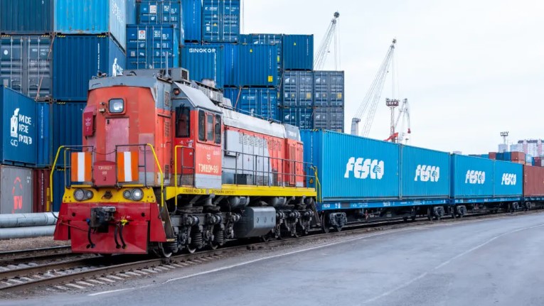 FESCO'nun Vladivostok Terminalindeki Blok Tren İşleme Hızında Büyük Artış