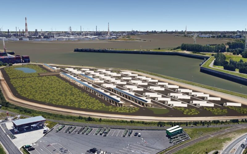 Limanlarda TIR 'lar için Şarj istasyonları giderek artıyor