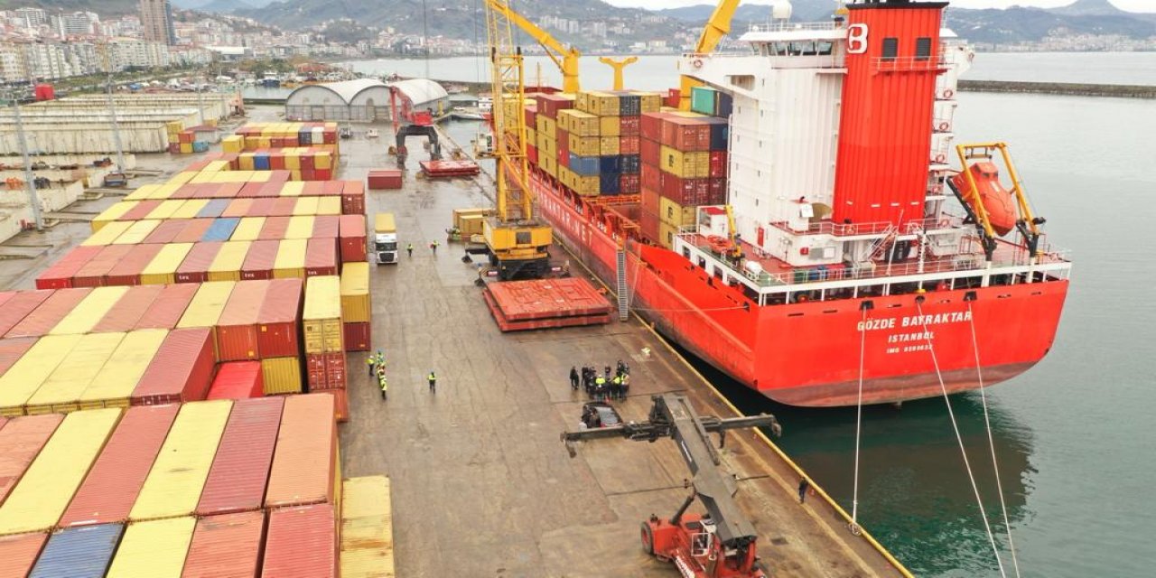 Giresun Limanı MSC 'nin Konteyner hattına dahil edildi
