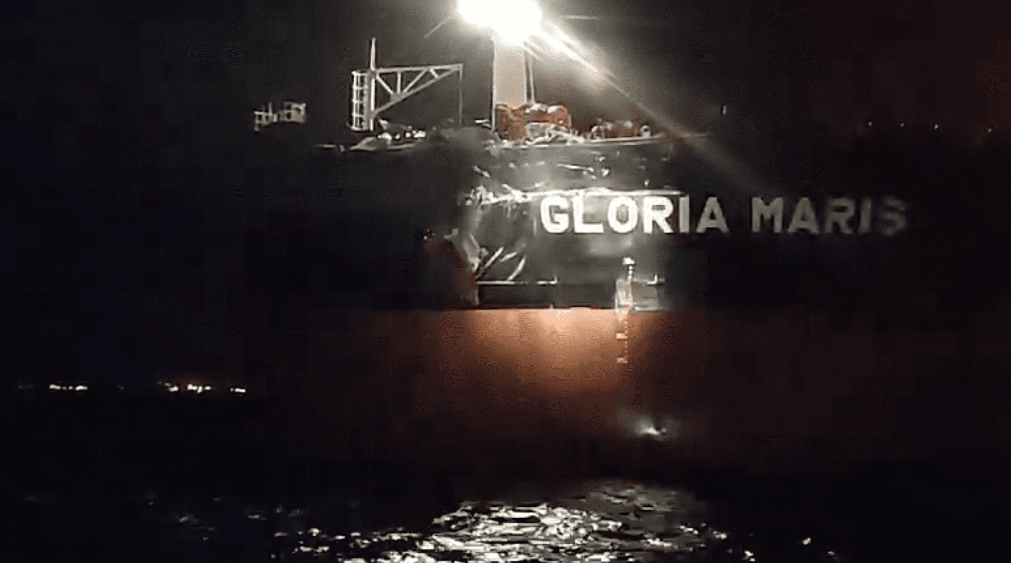 Mega-Containership ve Yağ Tankeri Cebelitarık Boğazı'nda Çarpıştı