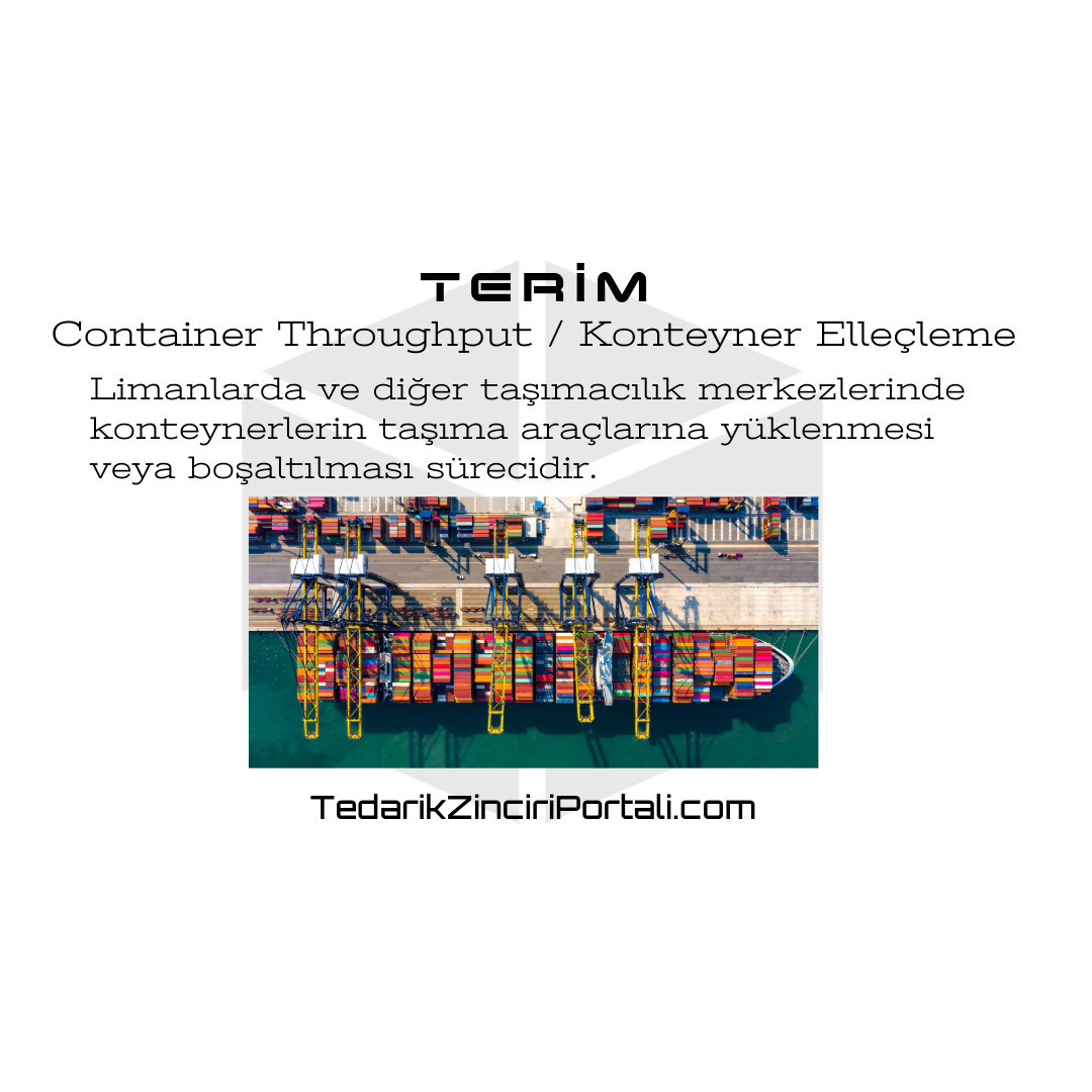 Container Tr Container Throughput / Konteyner Elleçleme