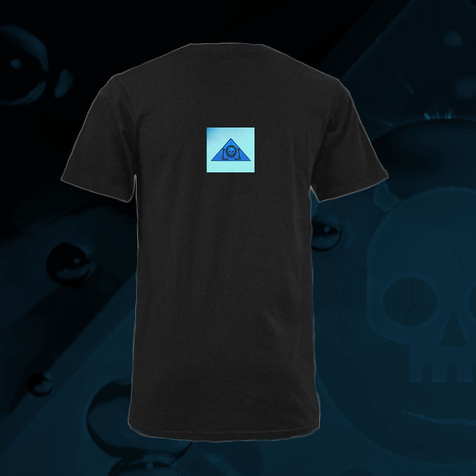 The Lowest of Low Nekrololikon Tenryu 100% Cotton ringspun v-neck t-shirt nero black Japanese Italian design back