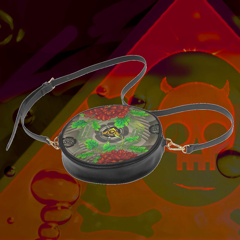 Thumbnail: The Lowest of Low Peony round sling bags
