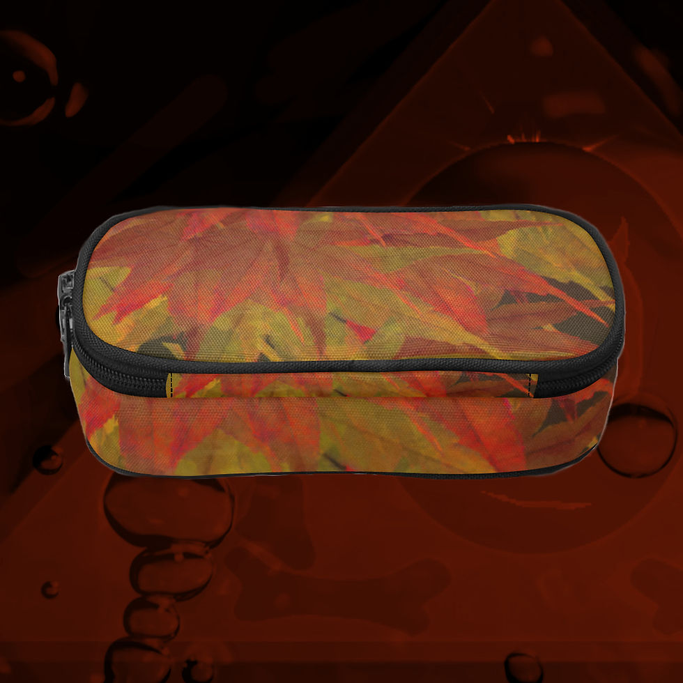 Thumbnail: The Lowest of Low Autumn Maples Art Supplies Pencil Case Makeup Brushes Travel Toiletries zipper bag cool