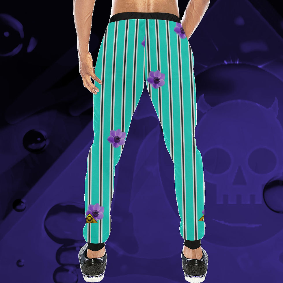 Anemone Zoot All-Over Print Streetwear / Sports / Sweatpants from The Lowest of Low