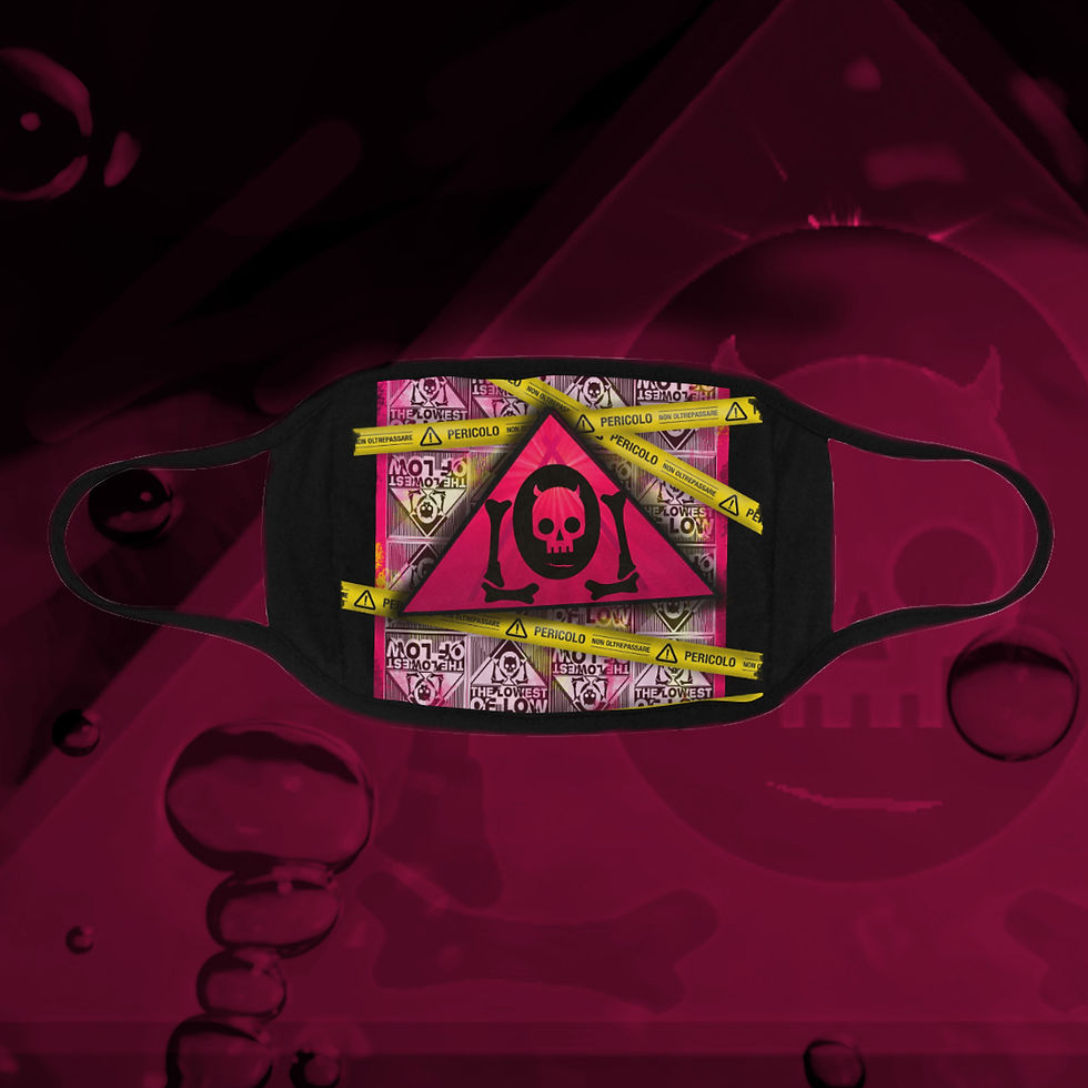 The Lowest of Low Pericolo danger face mask washable high quality adults and children stylish necessities