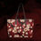 Thumbnail: The Lowest of Low Sakura Breeze Gigantic PU Leather ecopelle tote bag premium quality sturdy tote Ruby Wine