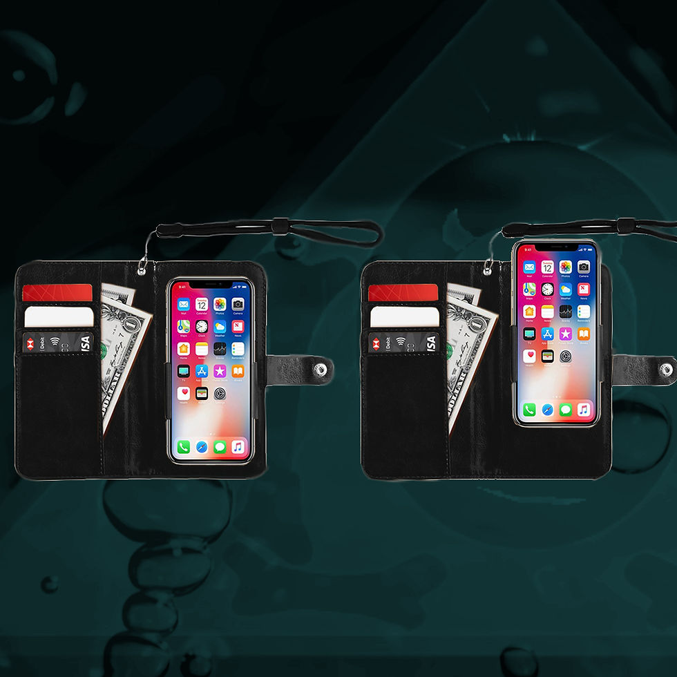 The Lowest of Low Kurosawa Camellias Large Size Snap Purse Phone Wallet with detachable strap, card slots, easy snap closure