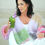 Thumbnail: Raspberry matcha cardigan colour block