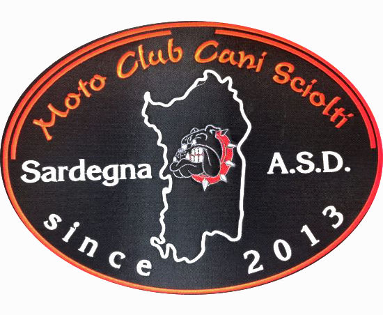 Patch motoclub Cani sciolti Sardegna