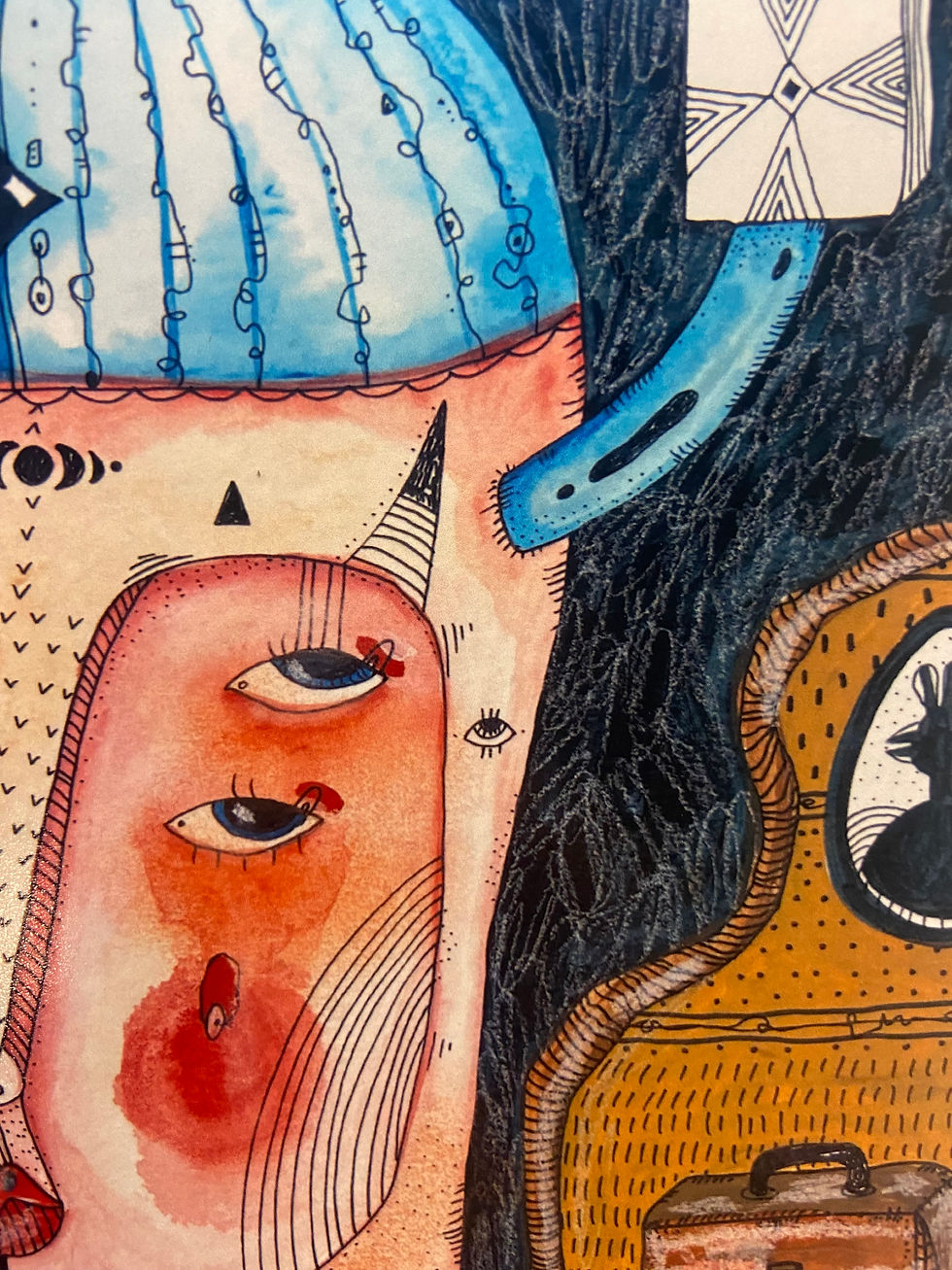 Thumbnail: Asleep Awake Art Print 5x7