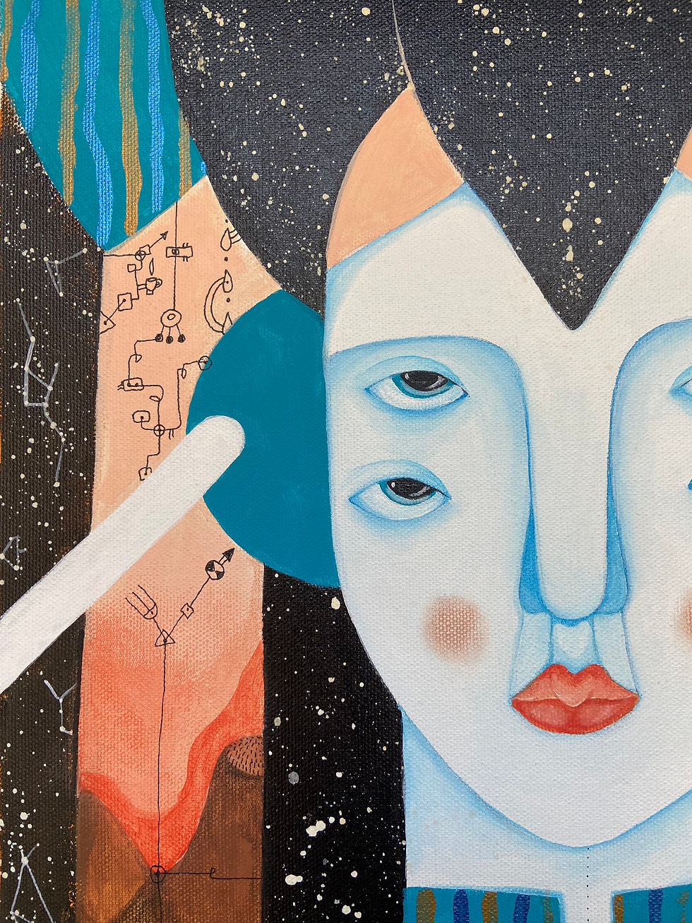 Thumbnail: Original Painting The One Whose Name I don't know