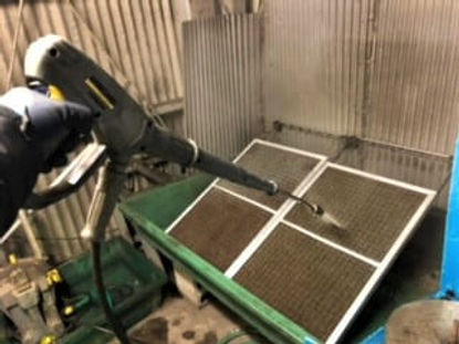 フィルター洗浄②