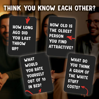 Extreme Outliars game question cards
