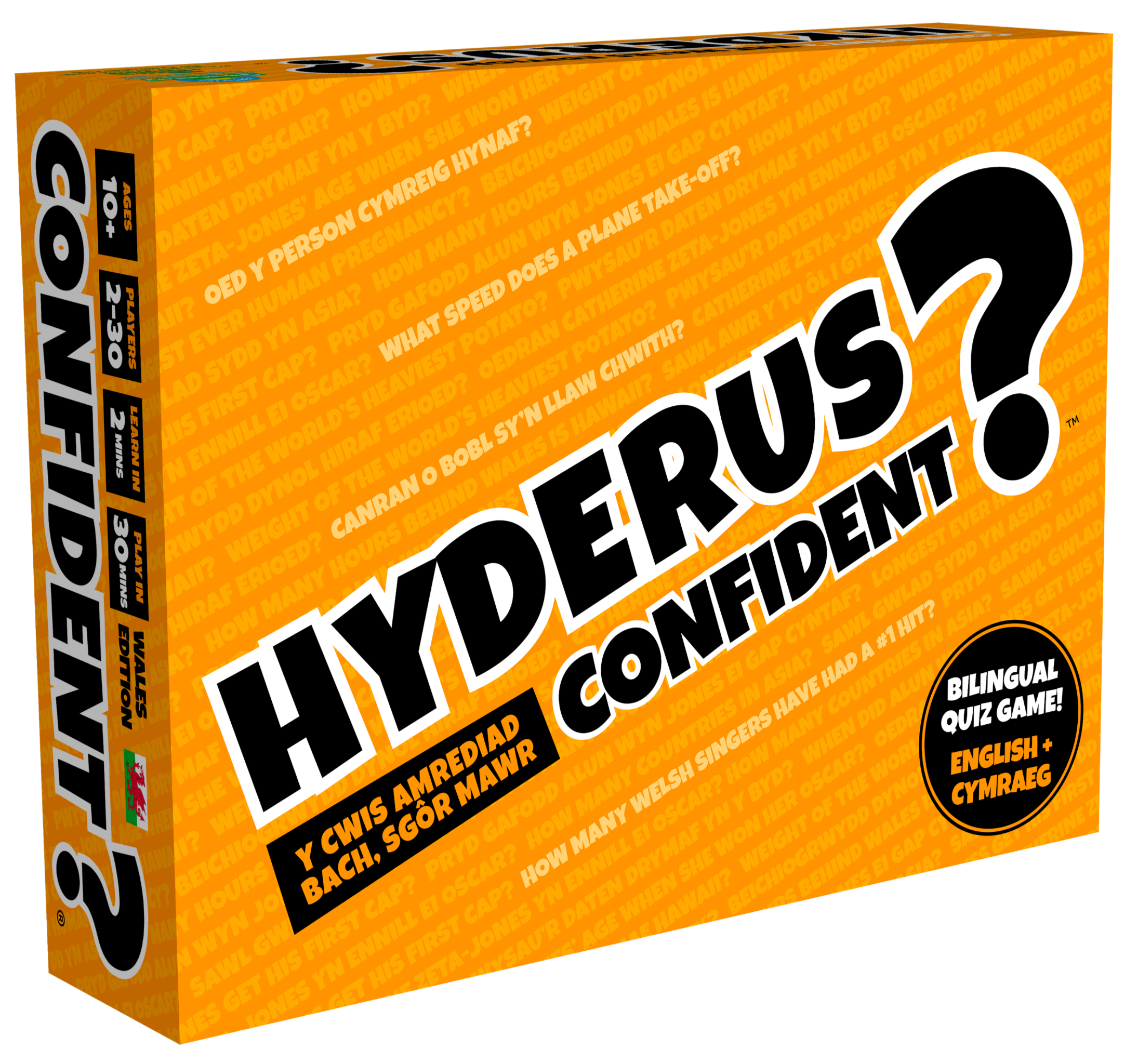 HYDERUS? CONFIDENT? Wales Edition Board Game