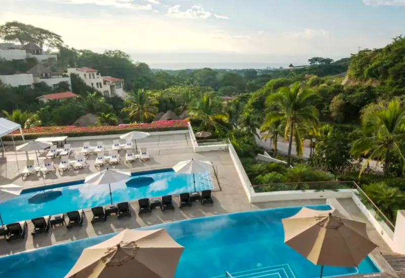 Grand Matlali aerial view of pools