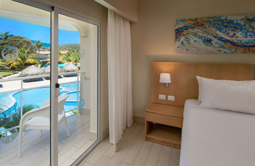 Tropical suite balcony view