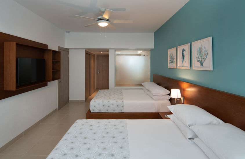 Imperial Suite bedroom with queen beds