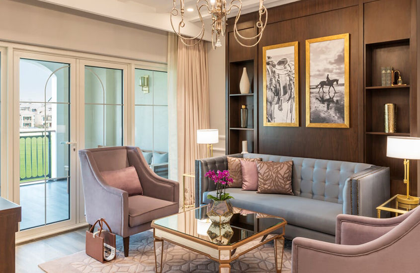 Al Habtoor Polo executive suite living room