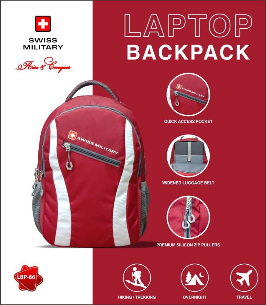 Thumbnail: Swiss Military Laptop Backpack CI-LBP-86