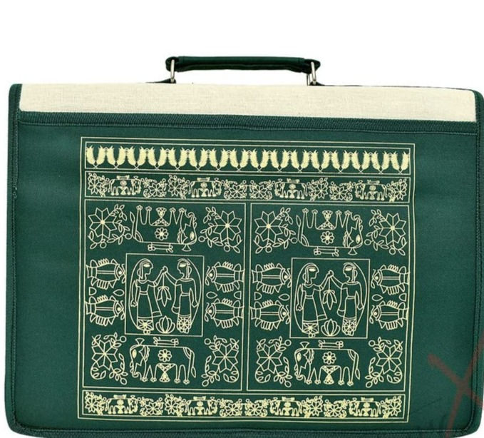 Thumbnail: Jute Bag for Laptop, File Folder for Certificates and Important Documents