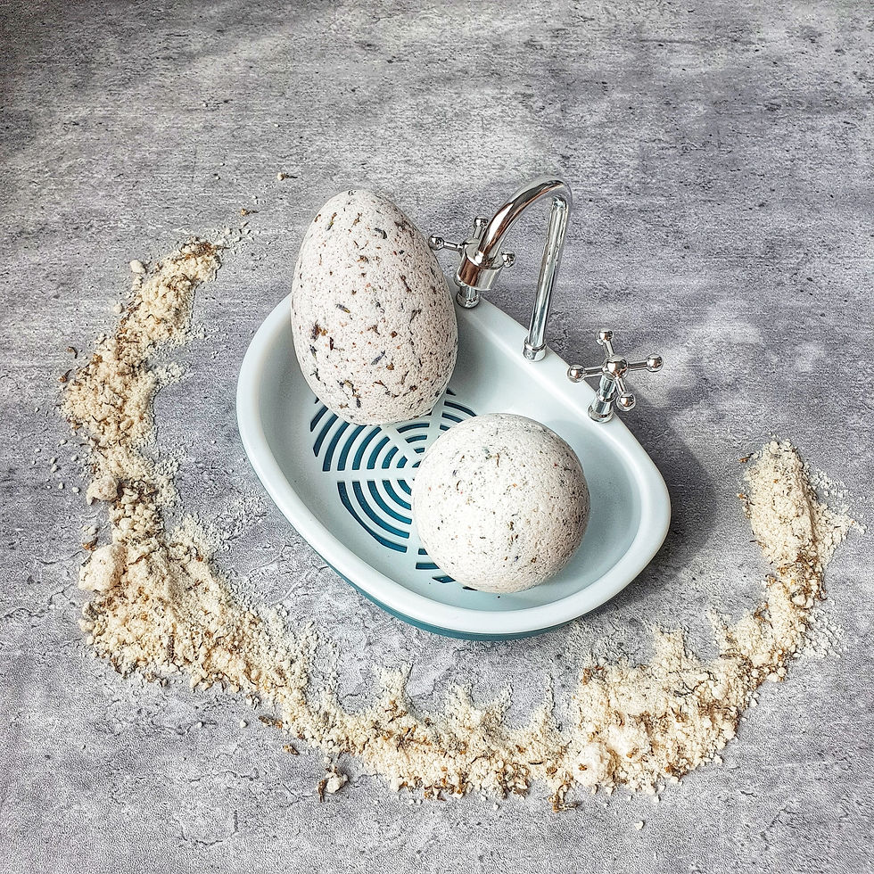 Thumbnail: Kids Lavender Dinosaur Egg Bath Bomb (with toy)