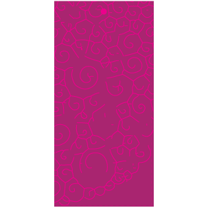 Thumbnail: Contemporary Bauble Hand-Printed Tags - Red