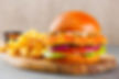 Crispy Fried Chicken Sanwich with Fries