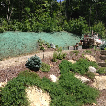Hydroseeding Western North Carolina for residential yard and soil protection