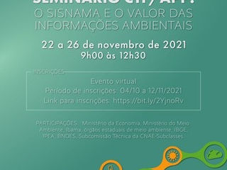 Seminário CTF/APP: o SISNAMA e o valor das informações ambientais