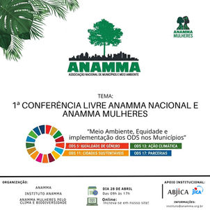 🌳 Conferência Livre Anamma Nacional & ANAMMA Mulheres & Mulheres pelo Clima e Biodiversidade.