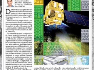 Artigo Sobre a Municipalização Ambiental nos Municípios