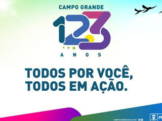 MUNÍCIPIO ASSOCIADO A ANAMMA - CAMPO GRANDE/MS, COMPLETA 123 ANOS