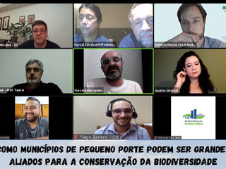 “Como municípios de pequeno porte podem ser grandes aliados para a conservação da biodiversidade”.